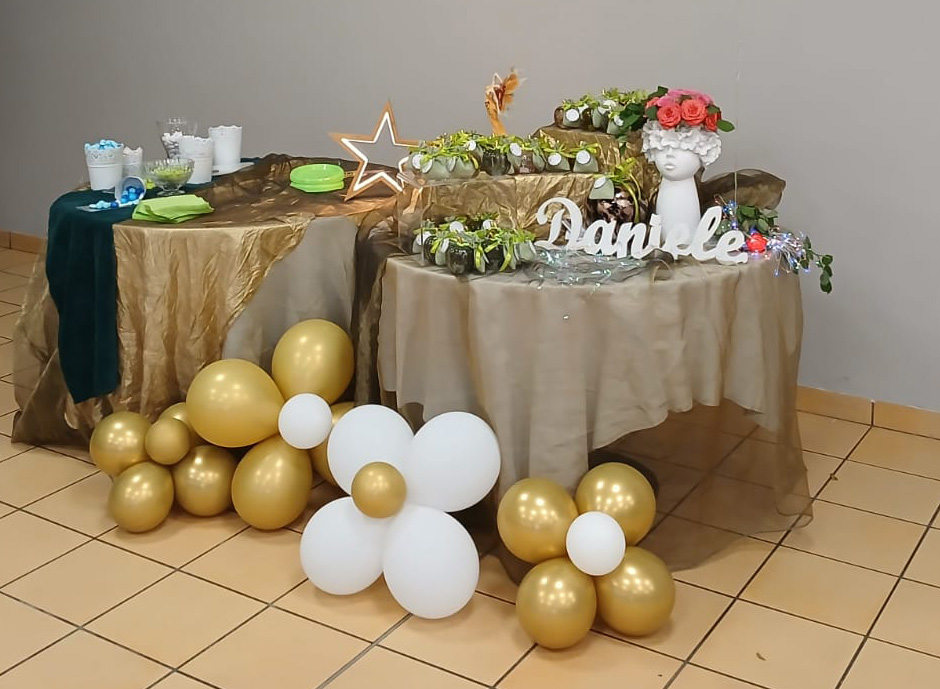 Celebration table at Il Fontanile